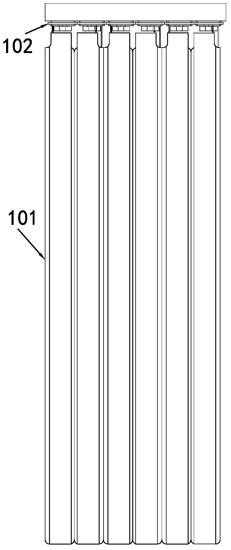 Lithium-ion battery capable of being easily disassembled and assembled