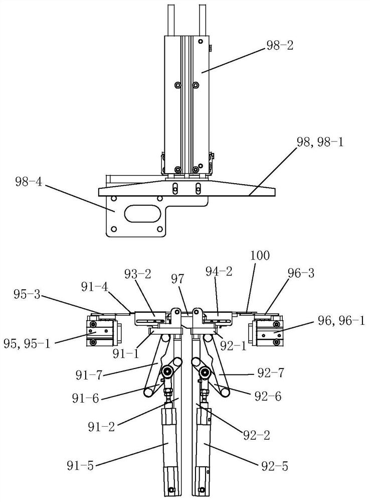 Triangular sheet folding assembly