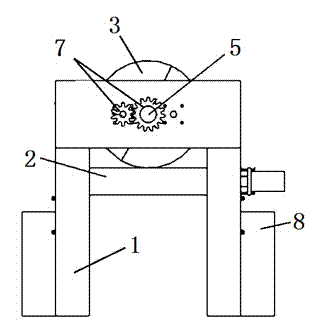Method and device for sorting tobacco leaves through hairbrush rollers