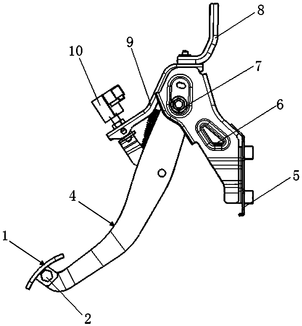 Brake pedal assembly