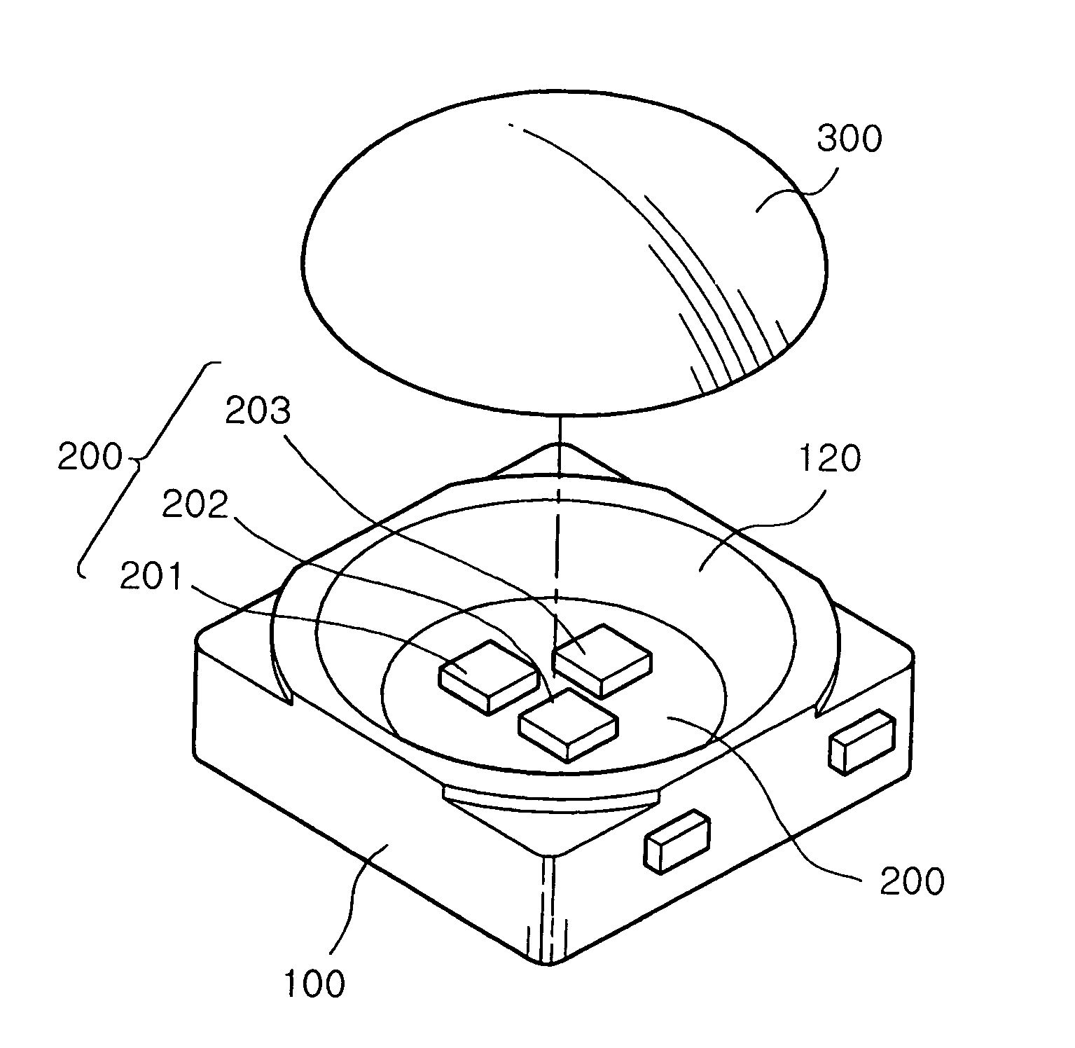 LED package and backlight unit using the same