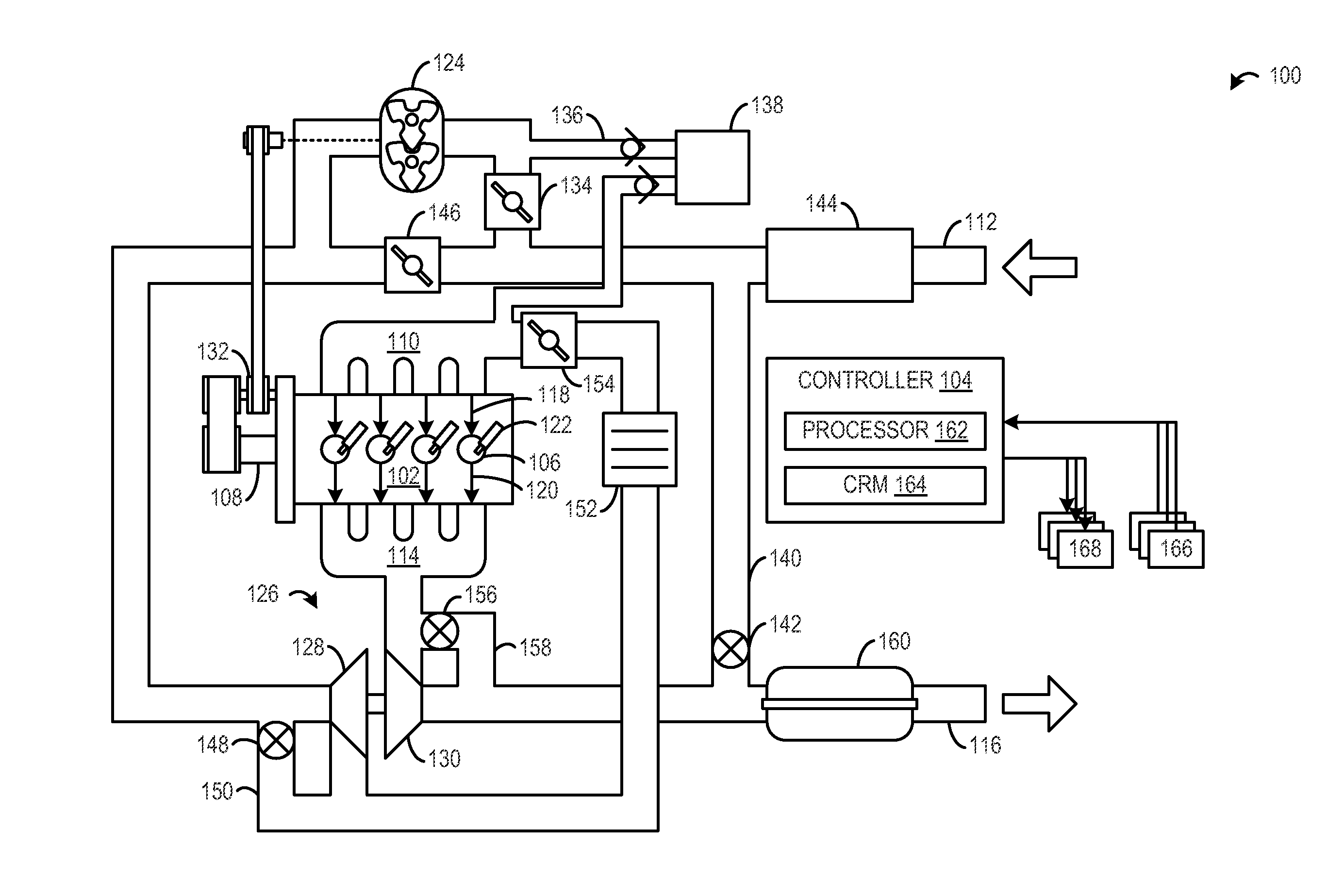Approach for supplying vacuum via a supercharger