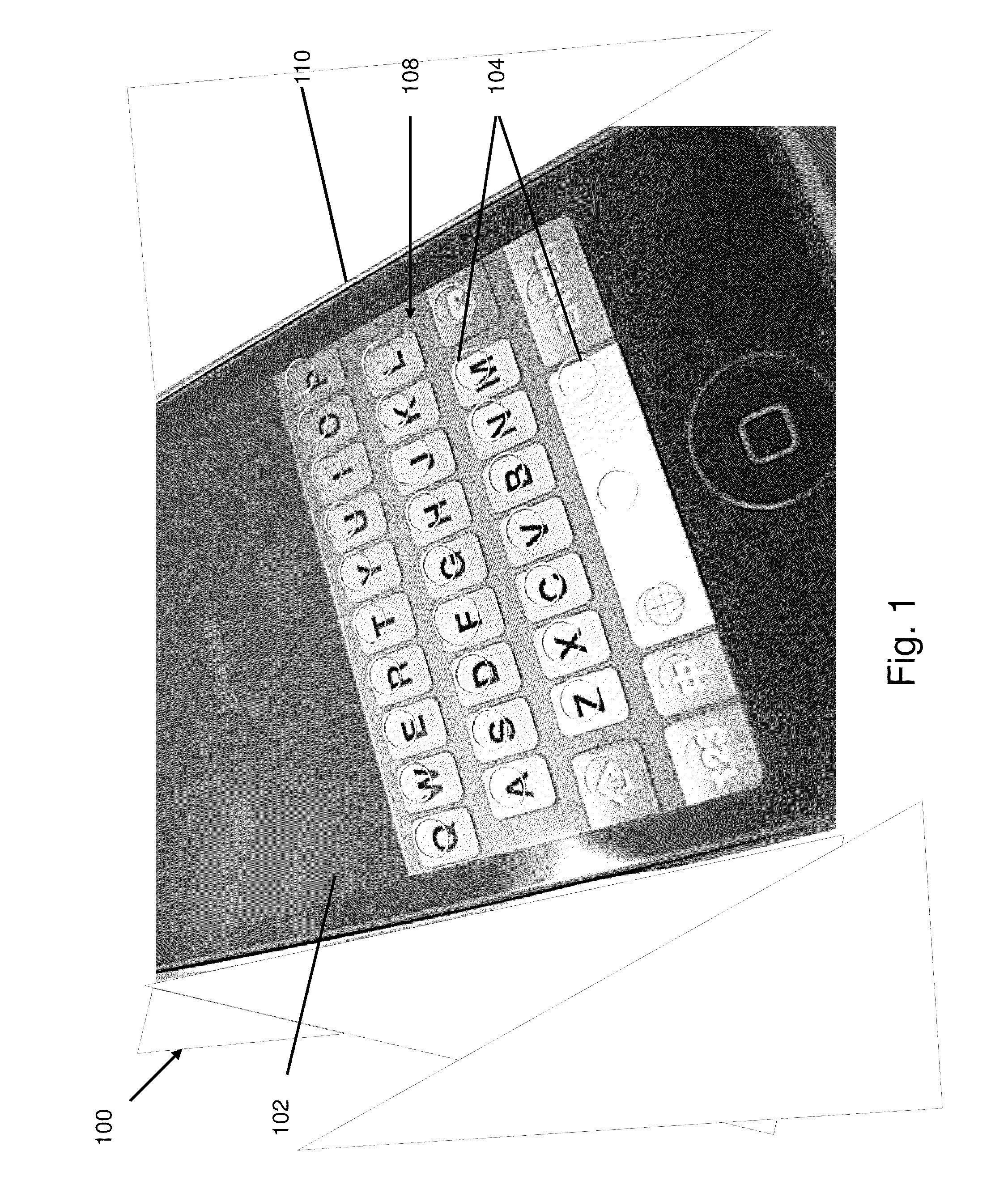 Touch screen overlay for mobile devices to facilitate accuracy and speed of data entry
