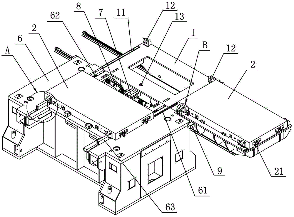 Steering mobile device for mobile trolley