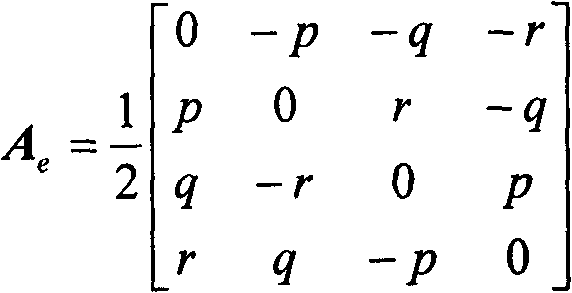 Quaternion Laguerre approximate output method based on angular speed used during extreme flight of flying vehicle