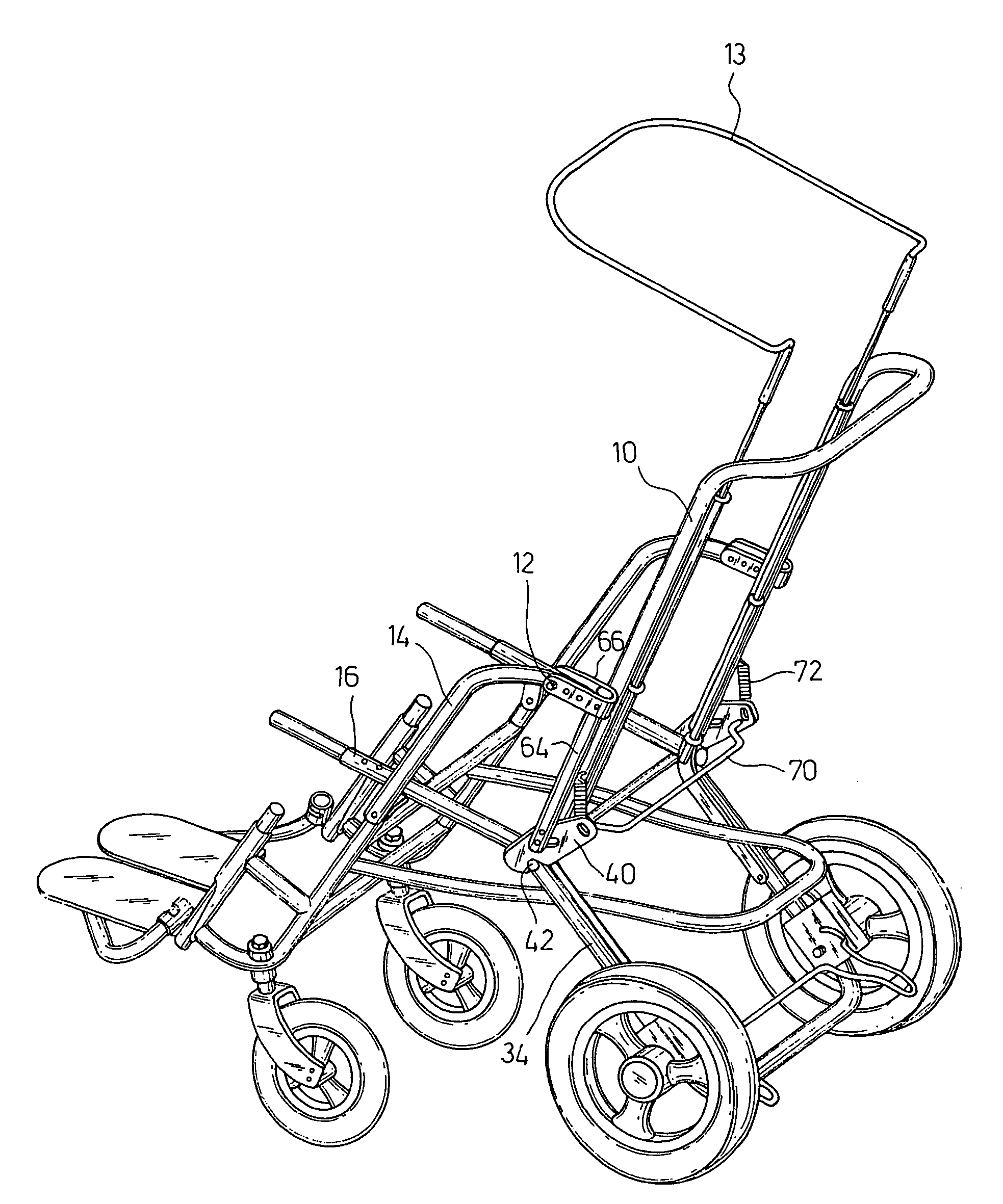 Rehabilitation stroller