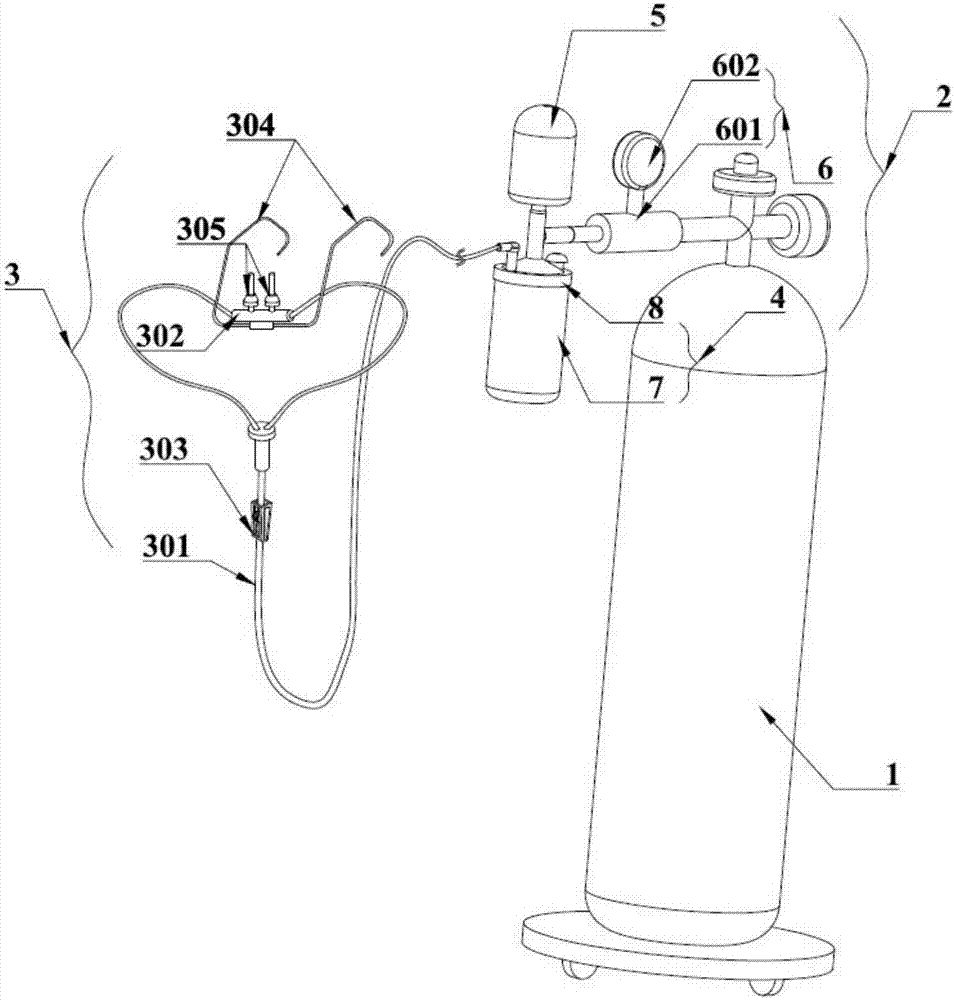 Oxygen breathing device