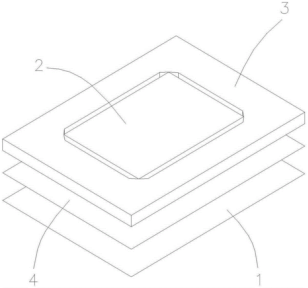 Manufacturing method for embedding metal matrix into printed board