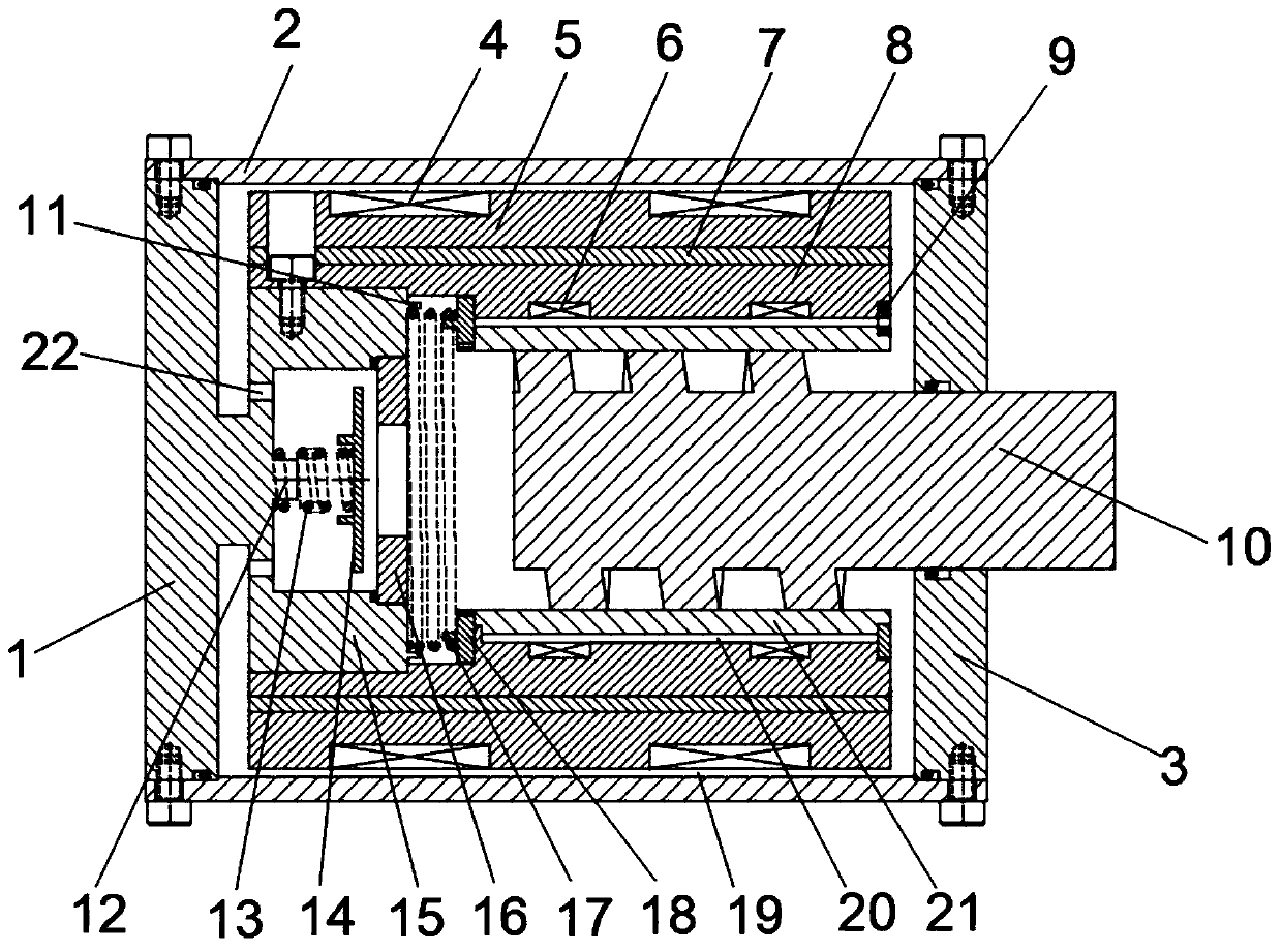 Rotary type magnetorheological damper capable of outputting asymmetric damping