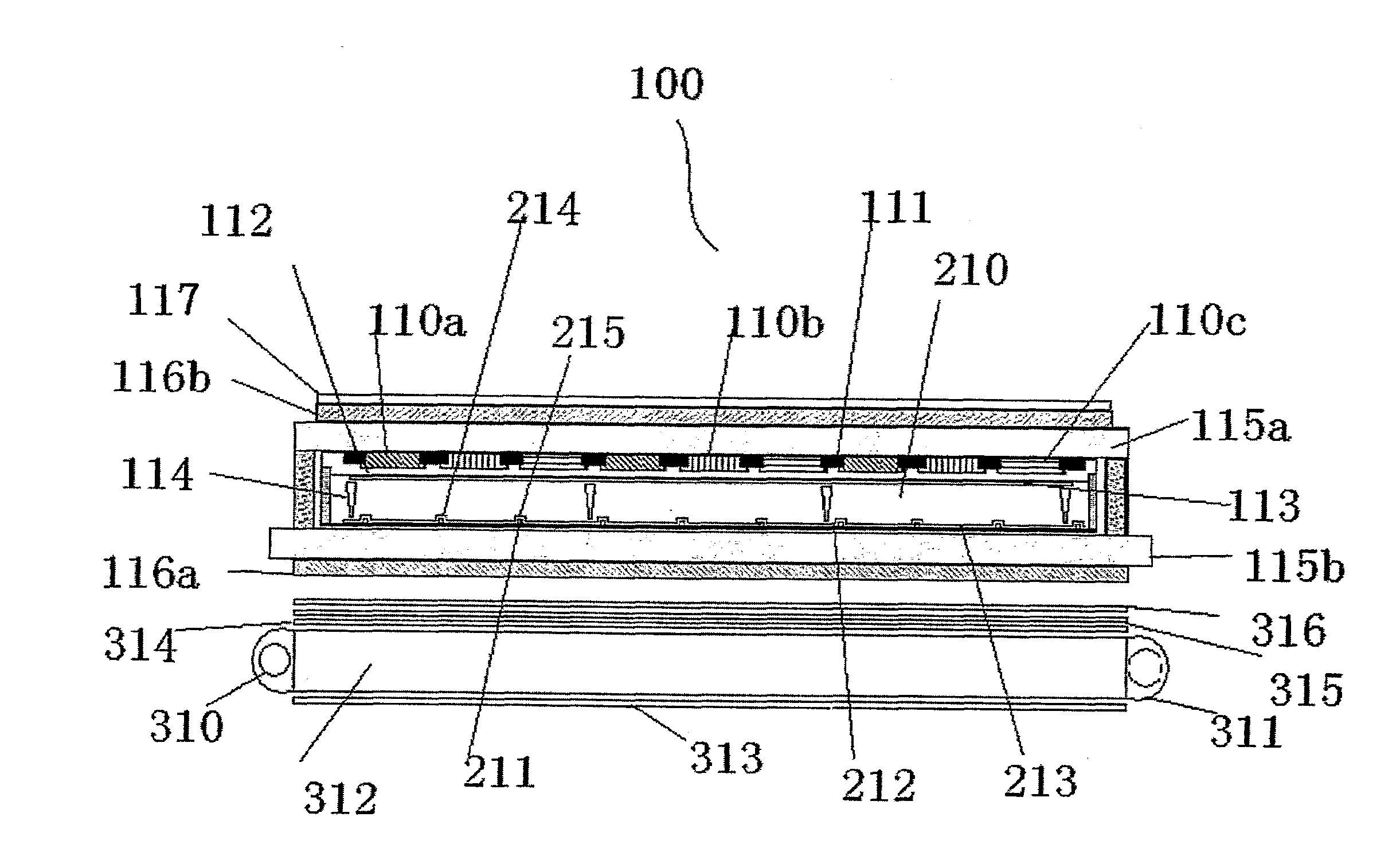 Display apparatus and cellular phone, computer and television including the same