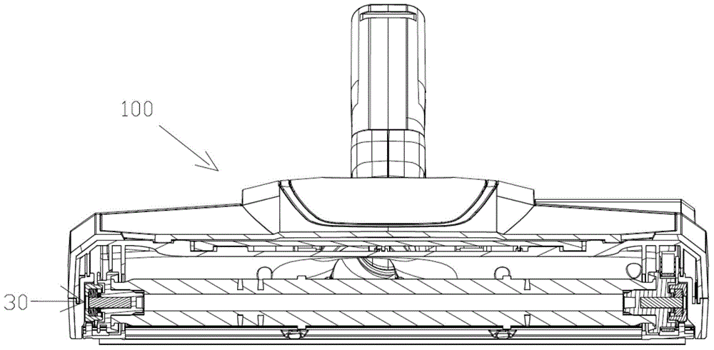 Rolling brush device of dust collector