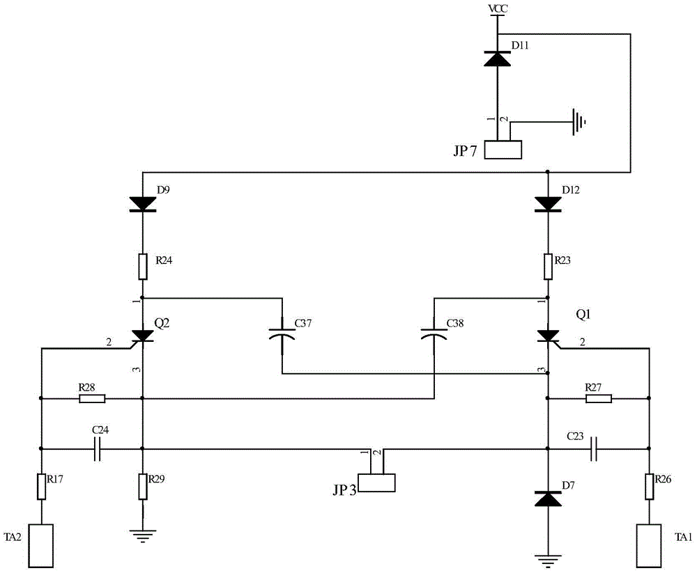 High-efficiency energy-dissipation board turning circuit for fault indicator