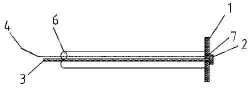 Support type anchorage device capable of conveniently disassembling core and core material recovery method for support type anchorage device