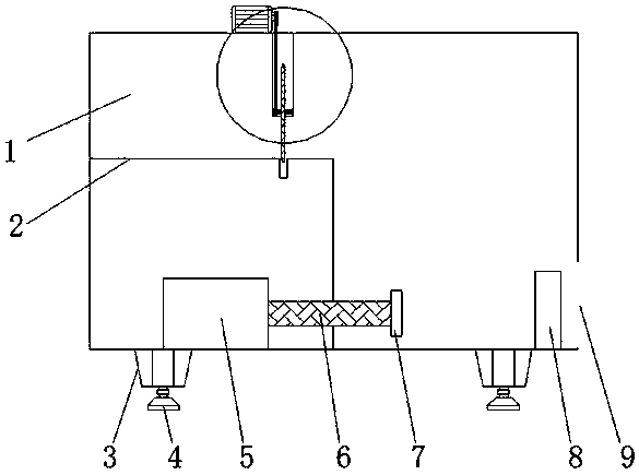 Automatic wood sawing and splitting machine