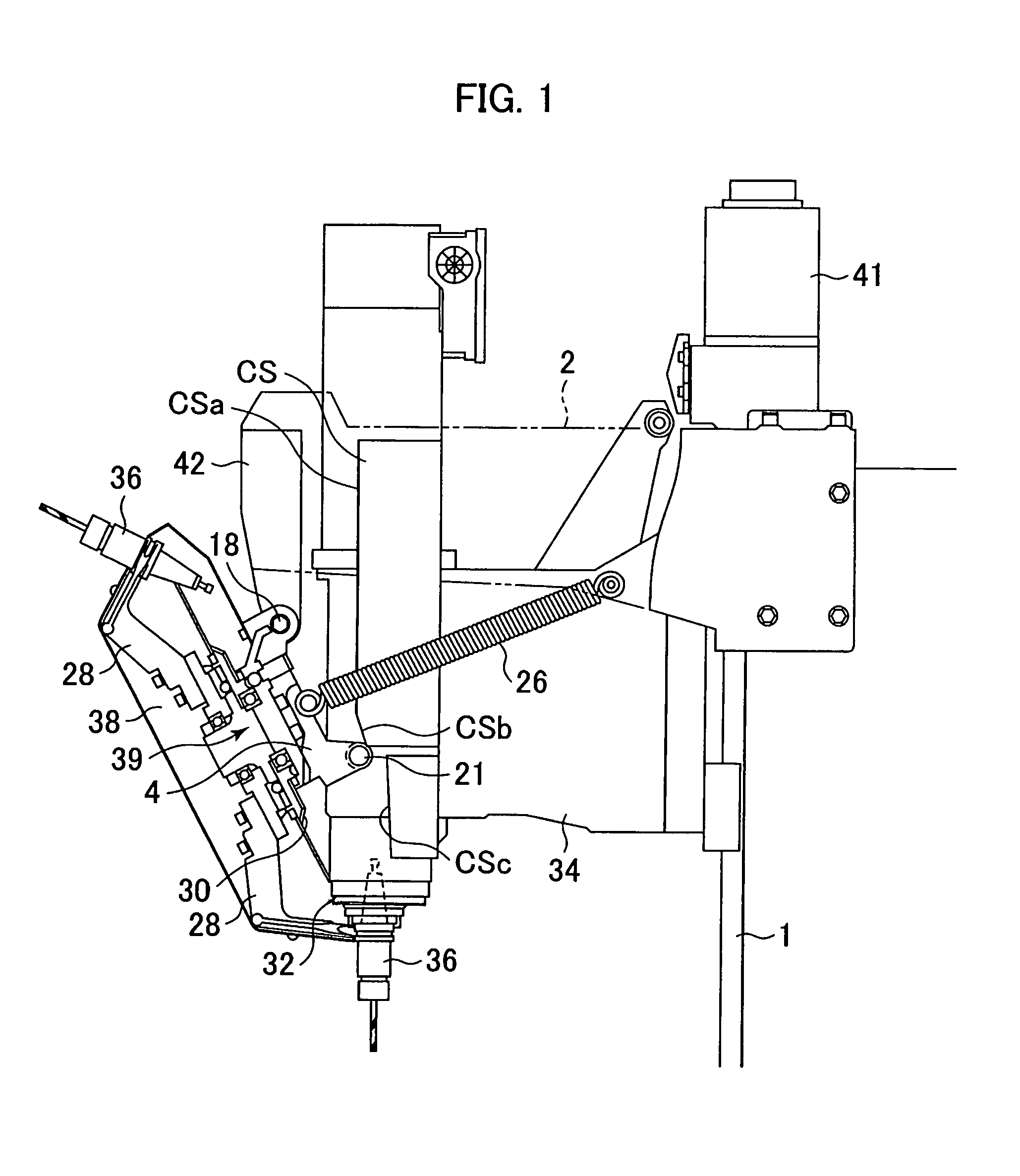 Automatic tool changing method and device for machine tool controlled by numerical controller