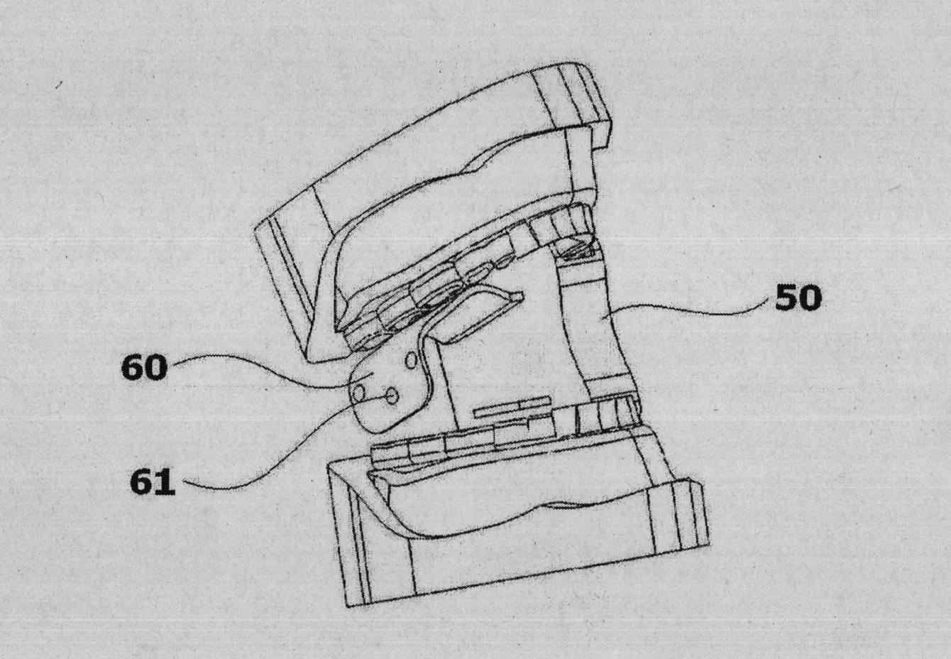 Intraoral LED illumination device with biteblock