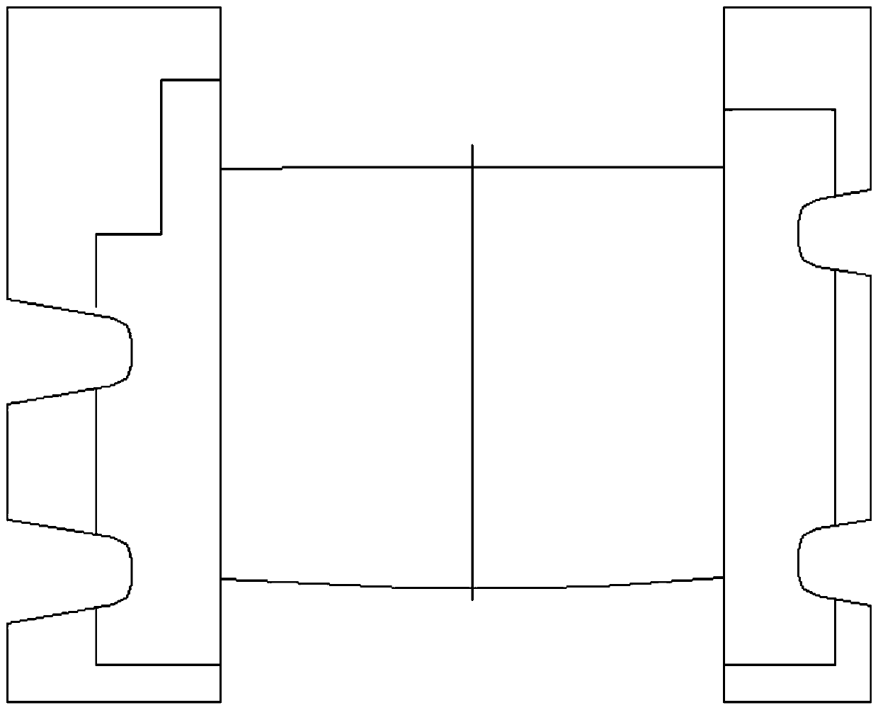 Semi-circle assembling and welding method for shroud partition plate blade grids of steam turbine