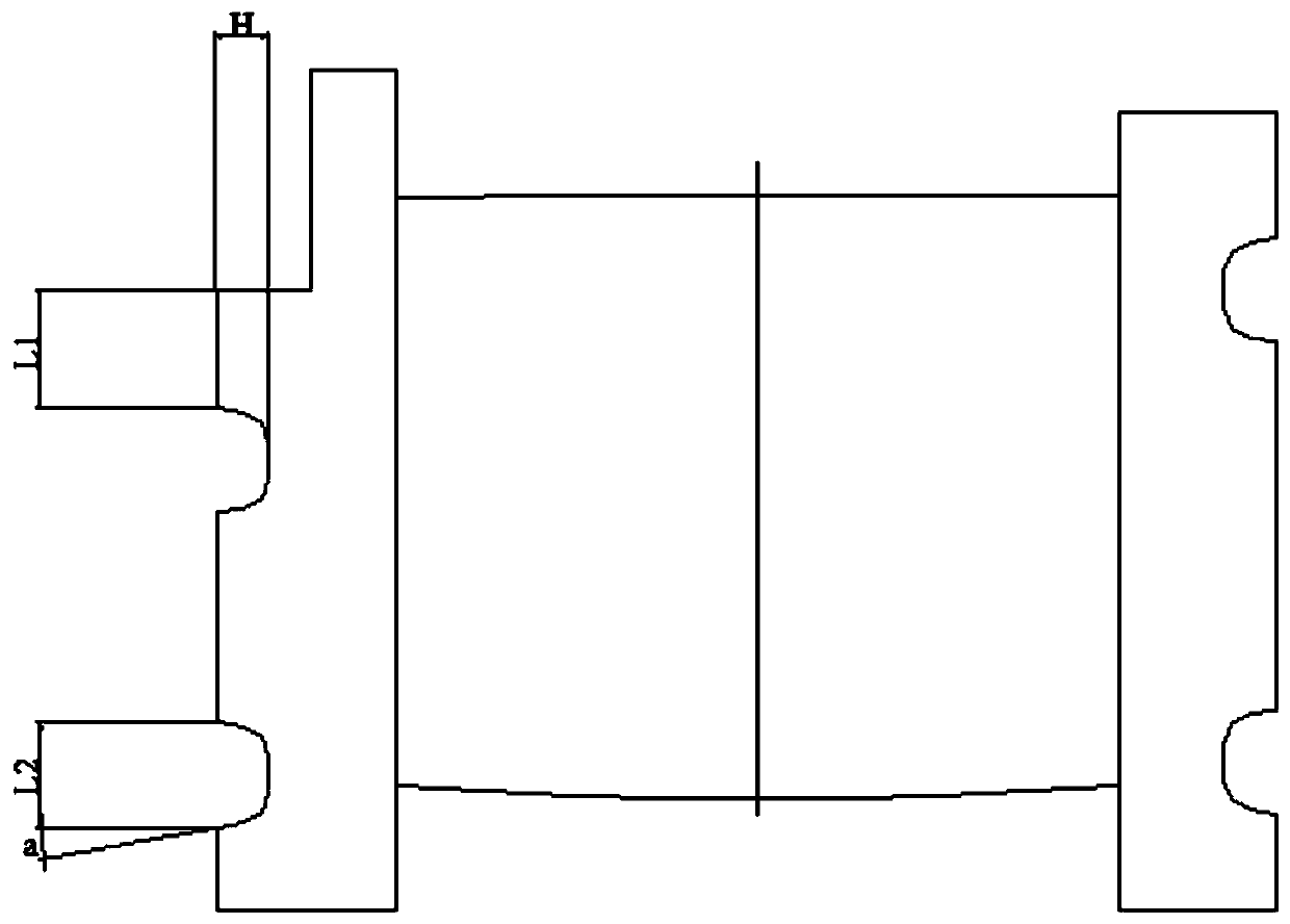 Semi-circle assembling and welding method for shroud partition plate blade grids of steam turbine