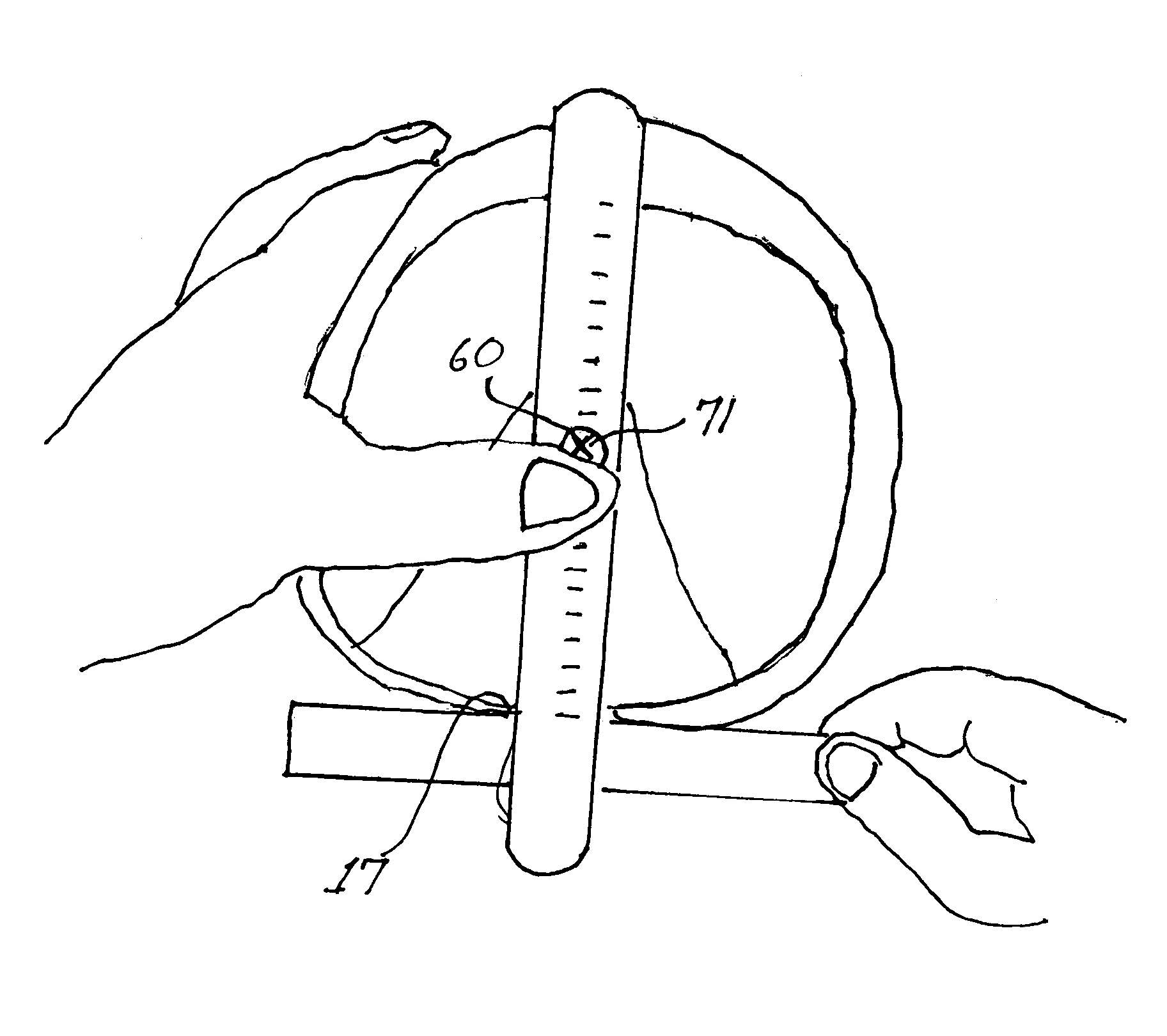 Farrier's measuring tool and method for using