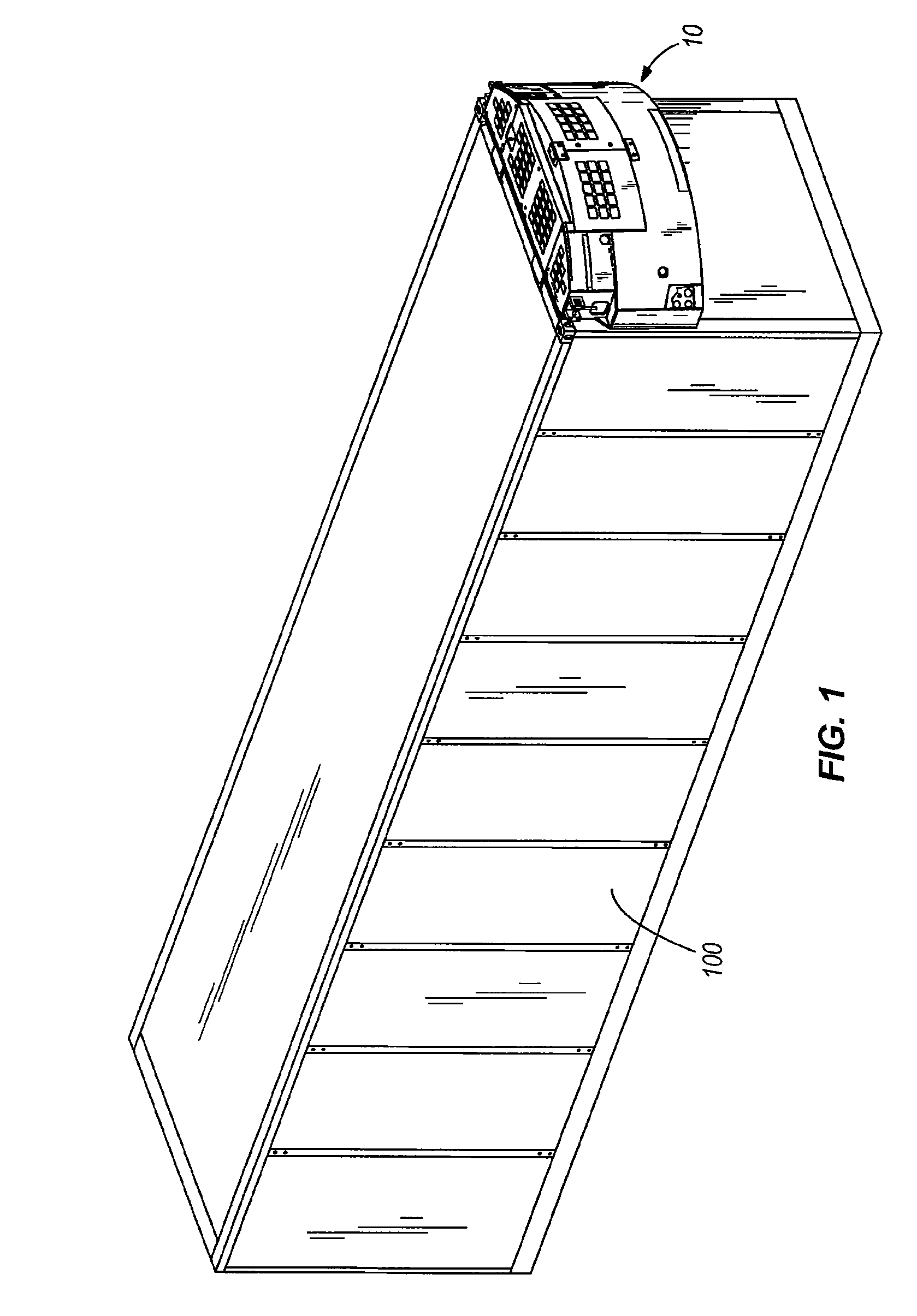 Method for in-service testing a climate control system for a container