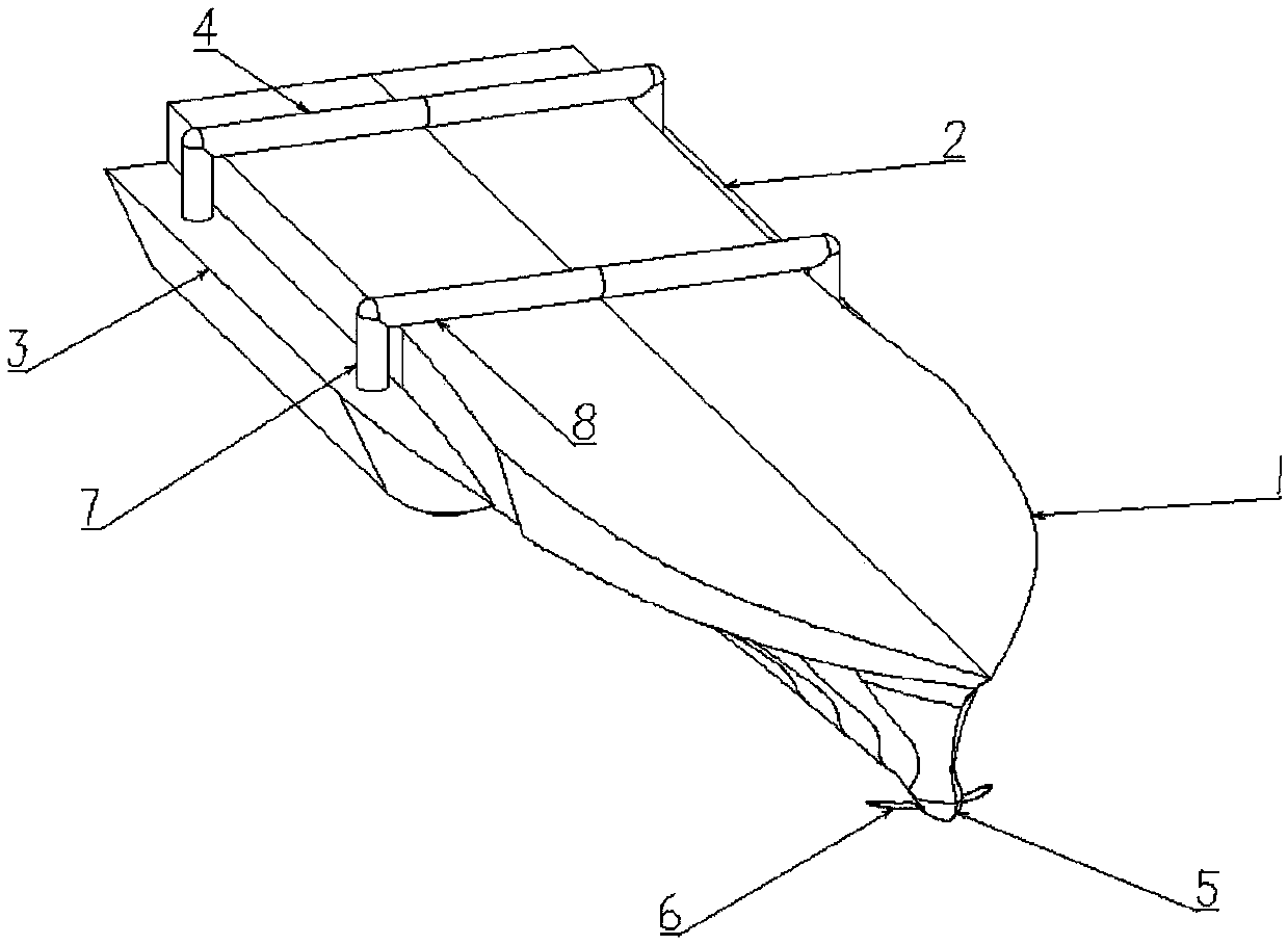 Deformable planing boat with both rapidity and seakeeping ability