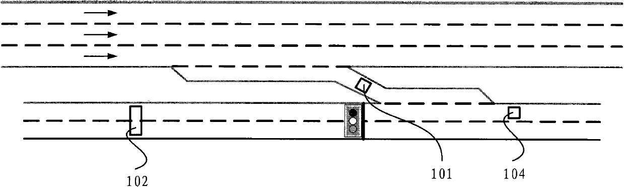 Control method and device of signal light at ring road junction of express way