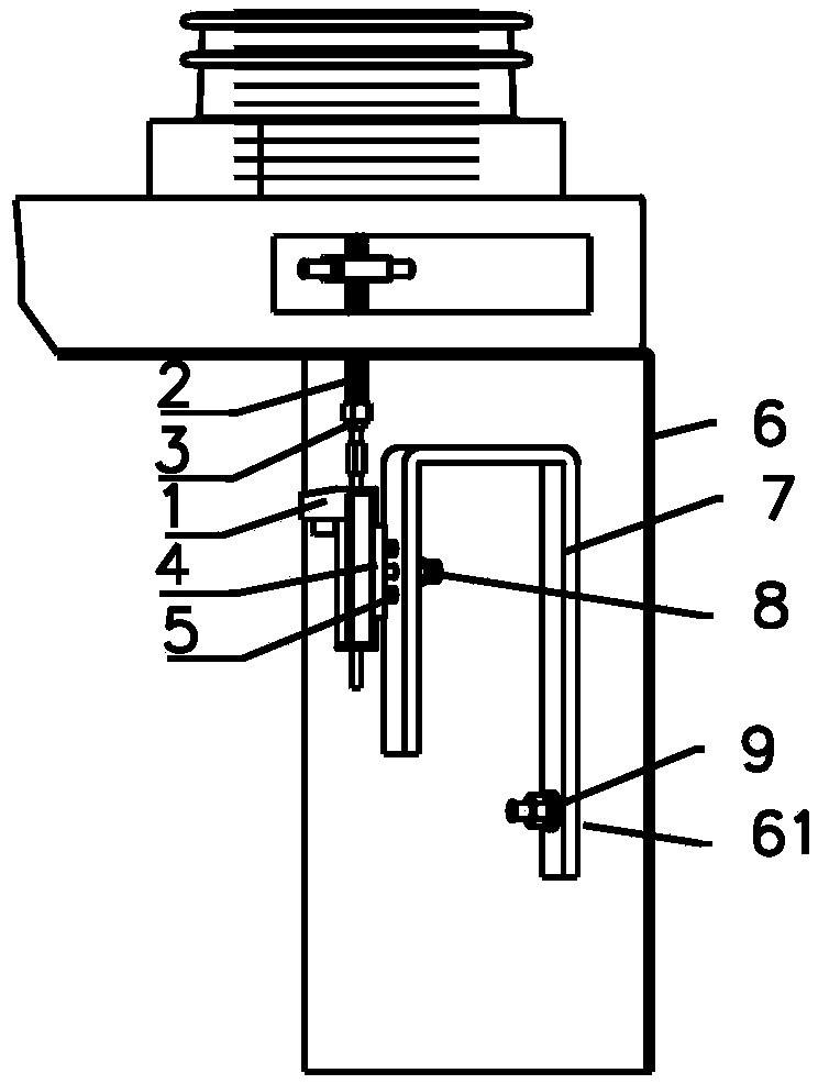 Circuit breaker mechanical characteristic testing device