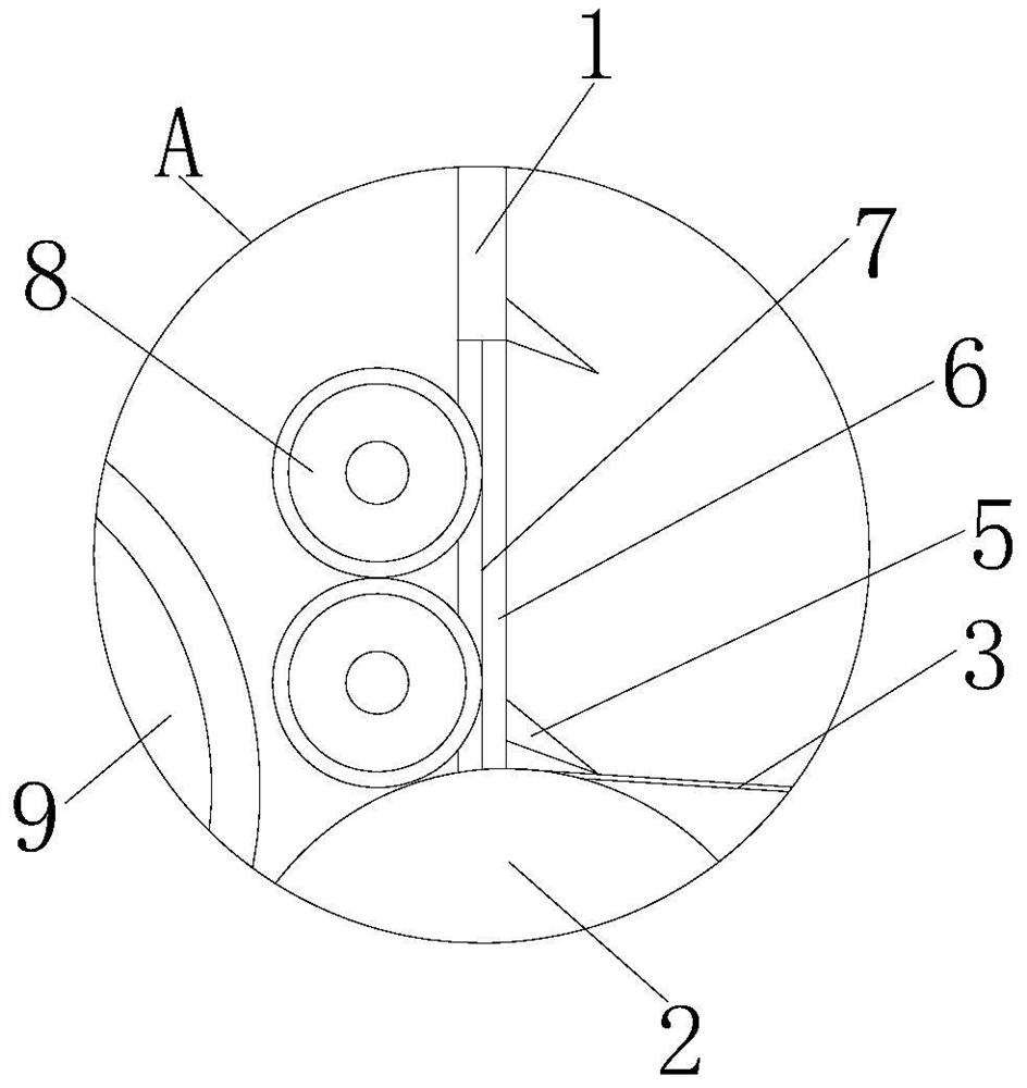 Textile machinery carding device capable of preventing falling of foreign matter