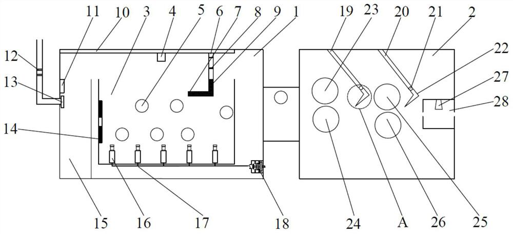 A polyester-cotton blended yarn sizing device and its process