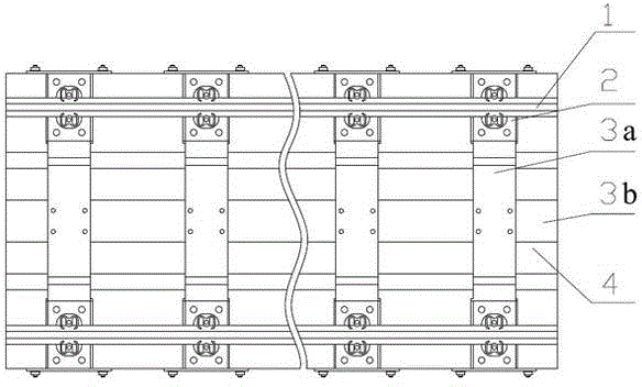Elastic vibration-reduction ballast bed system