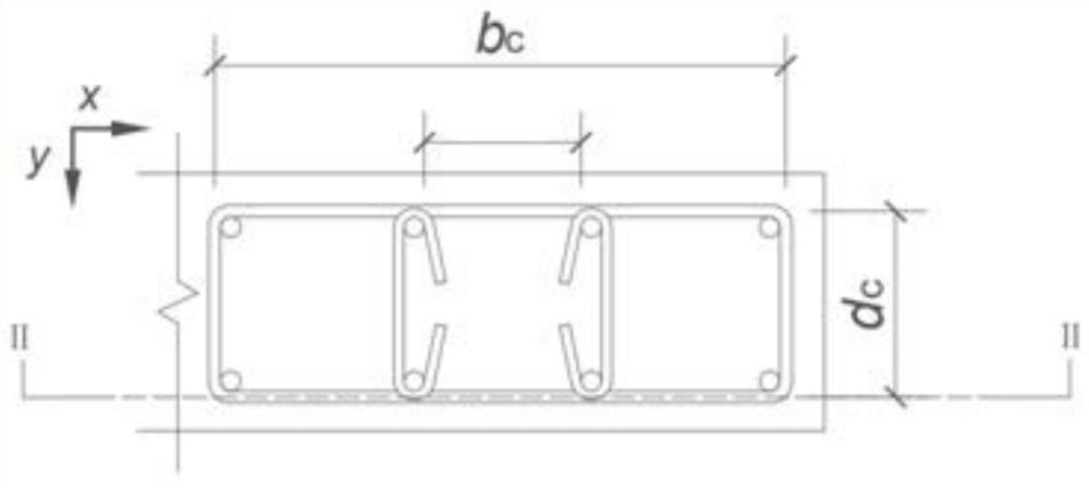 Method for acquiring reinforcement ratio of constraint stirrups of swing wall