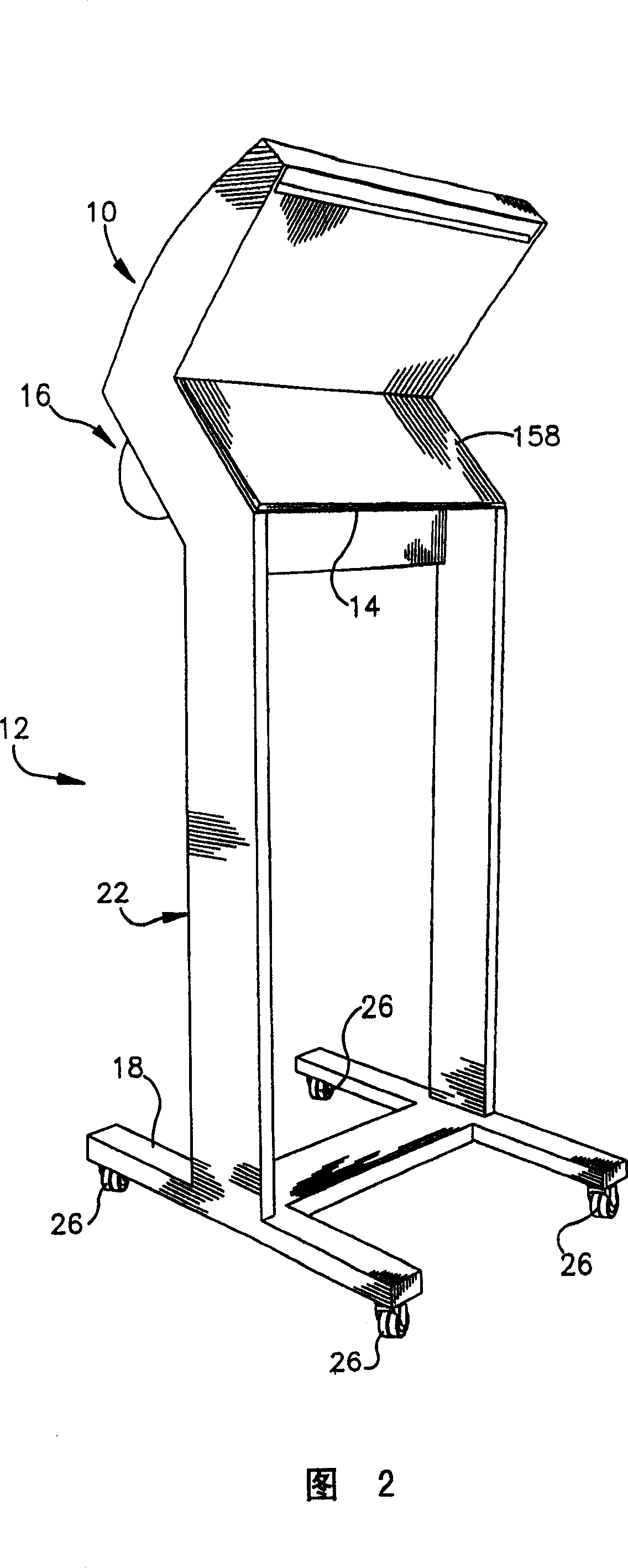 Dunnage converter support and system thereof