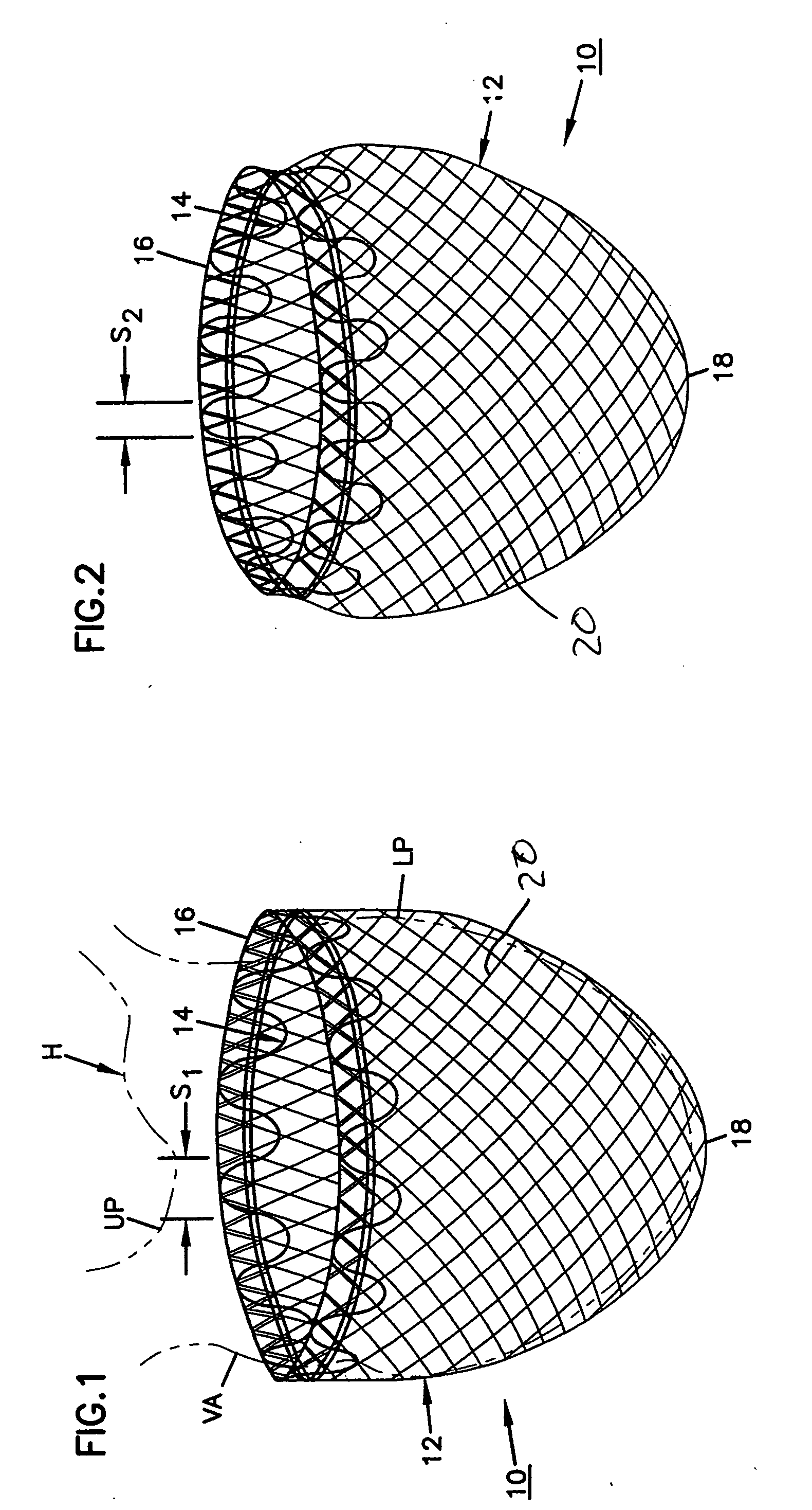 Self-adjusting attachment structure for a cardiac support device
