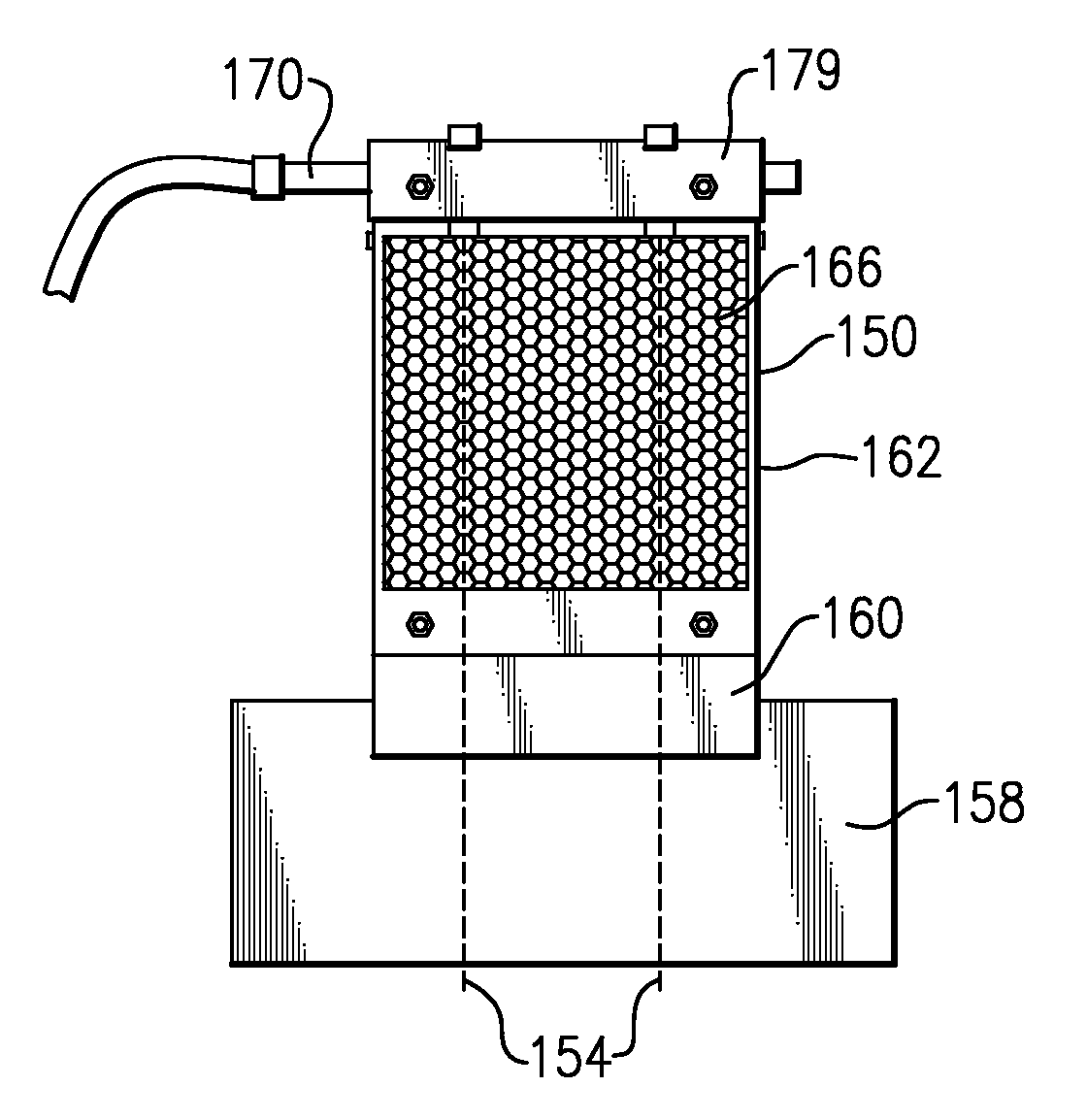 Method and device for disposing of air compression system effluent