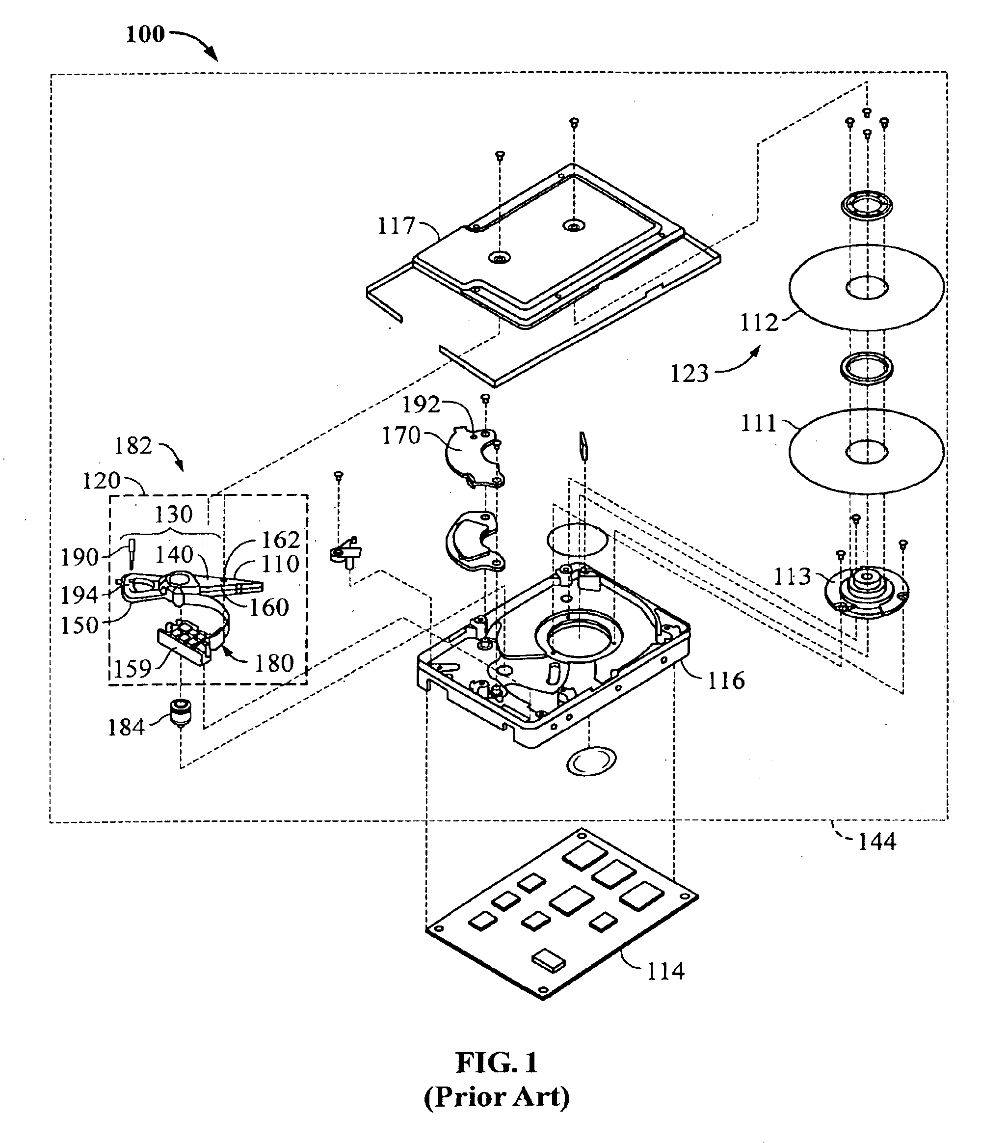 Disk drive having a head disk assembly enclosure including insert molded components