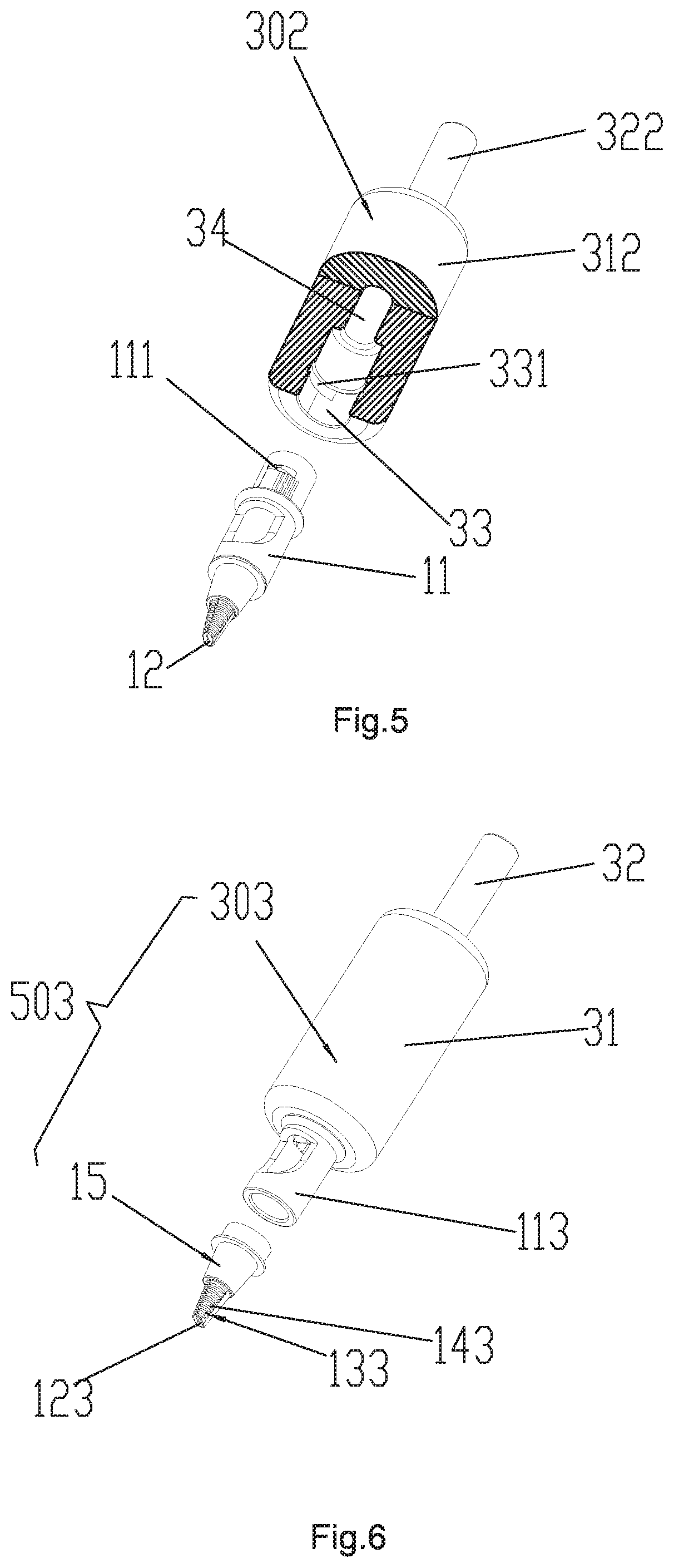 Tattoo needle tip with capillary ink reservoir and combined device thereof