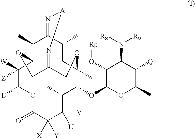 6, 11-bridged tricyclic macrolides