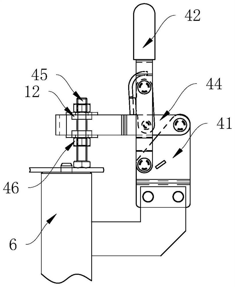 Automatic welding tool system of rice transplanter