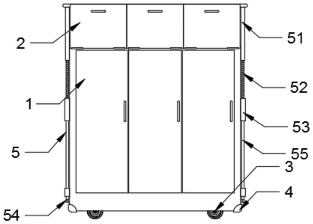 A mobile wardrobe for home use