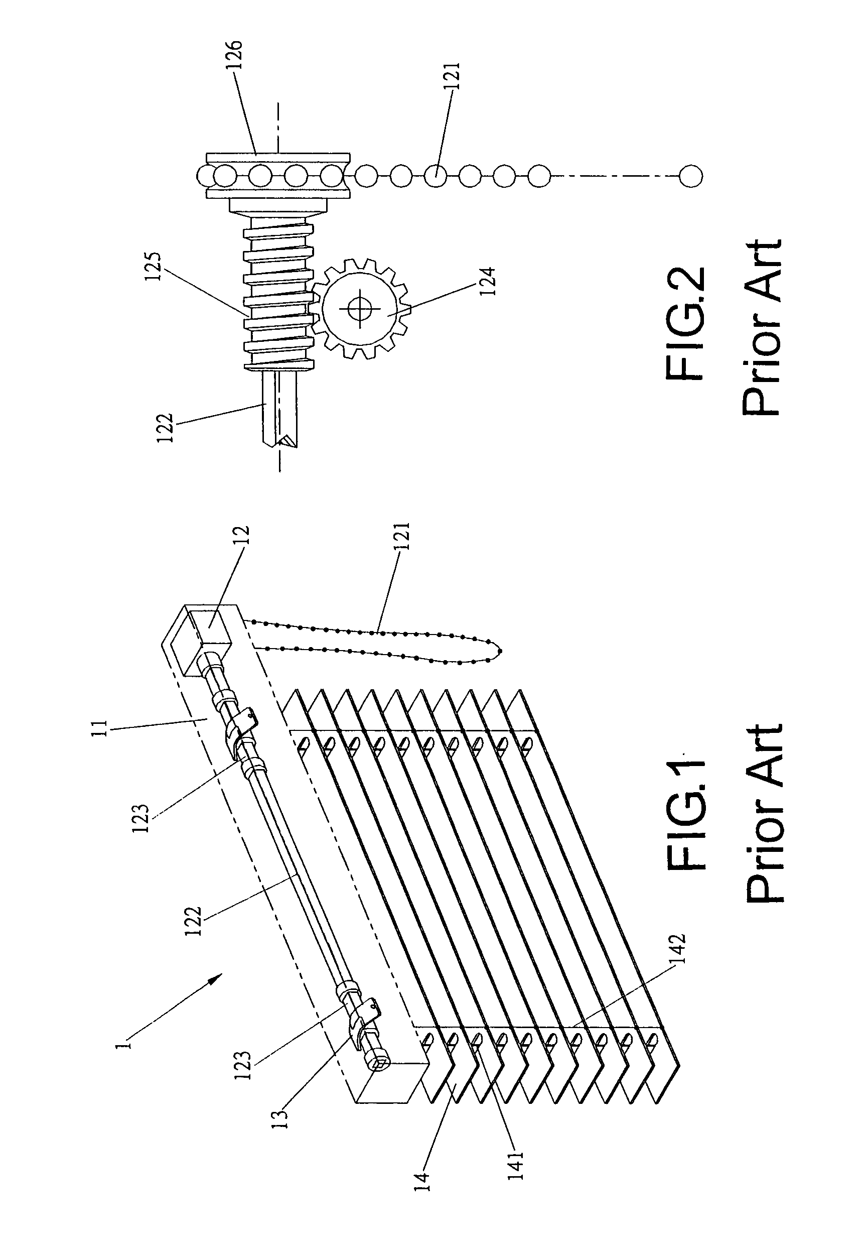 Curtain blind power conversion device with reverse brake effect