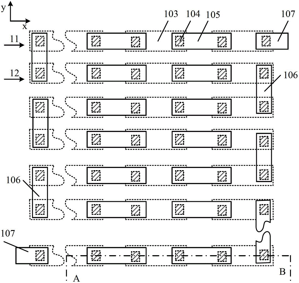 Semiconductor test structure and its test method, detection method