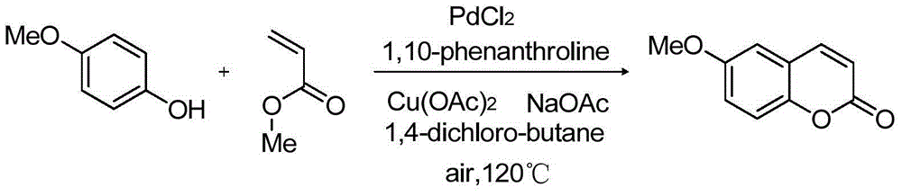 Synthetizing method of coumarin compound