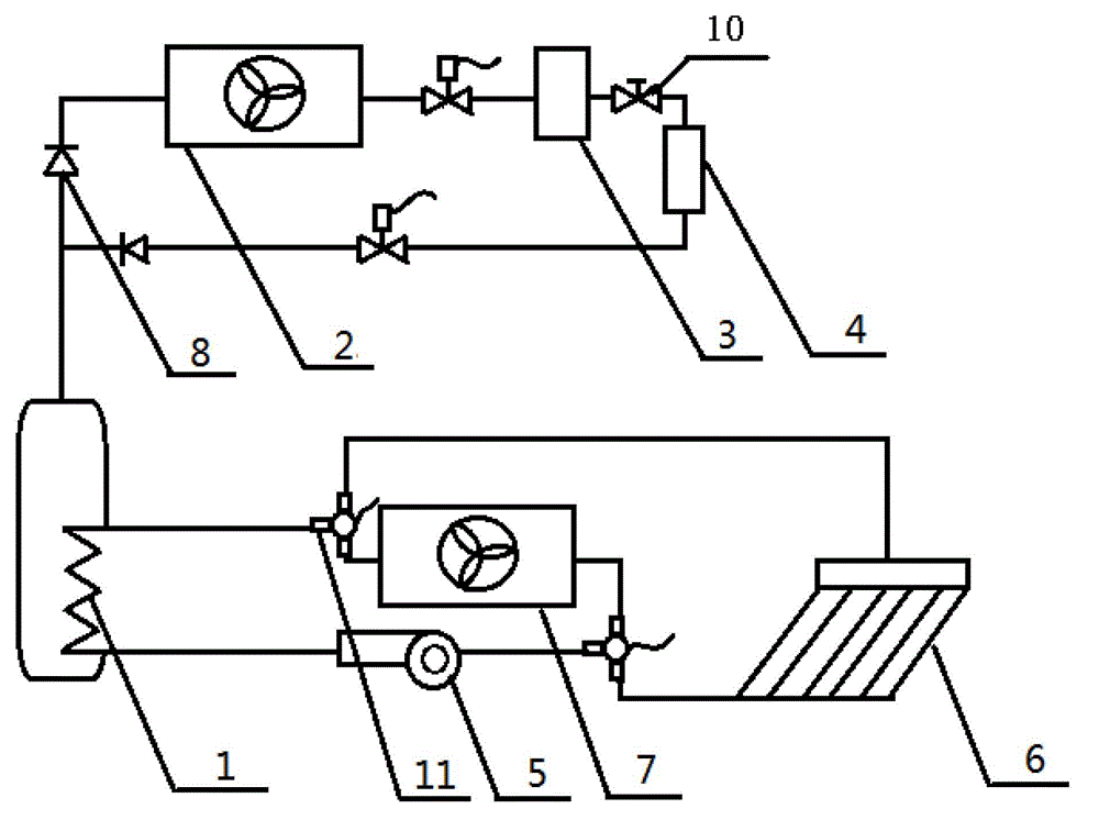 solar-hot-water-and-automobile-engine-hot-water-refrigerating-system