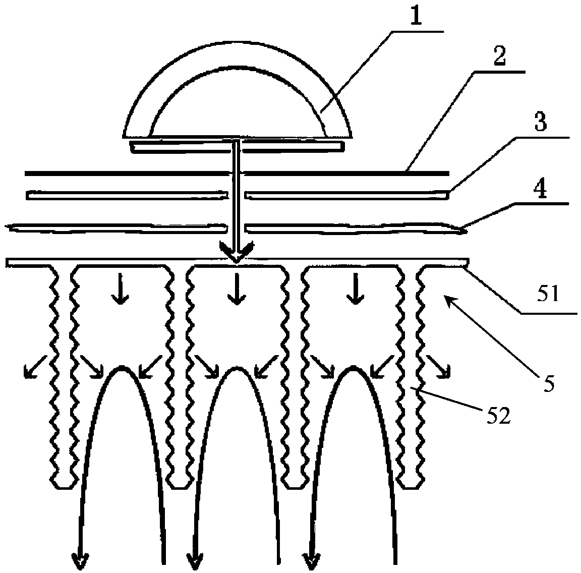 Light-emitting diode (LED) lamp unit with high heat-radiating performance and modular high-power LED lamp thereof