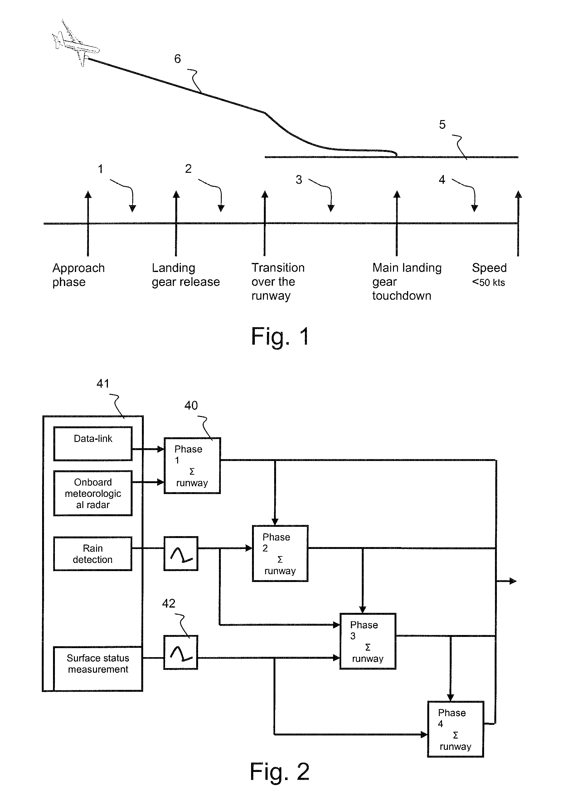 Method of Monitoring the Landing Phase of an Aircraft