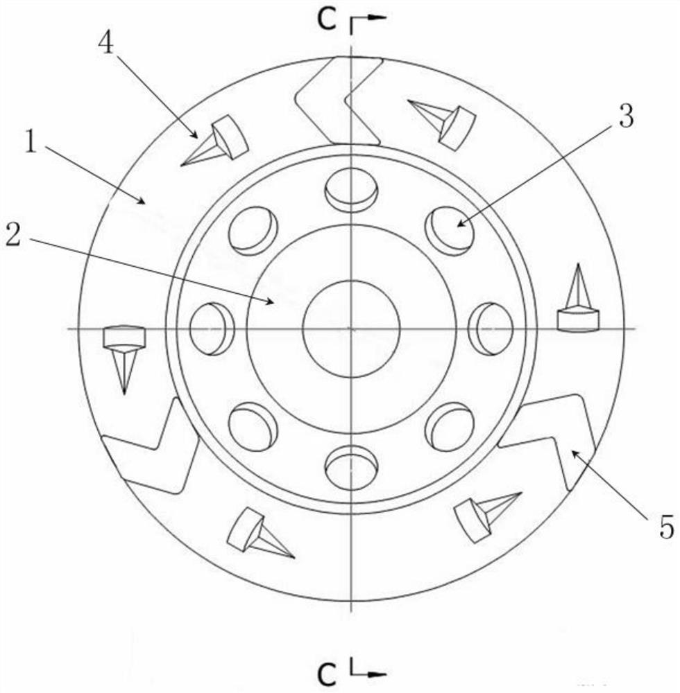 Multifunctional PCD diamond grinding wheel and preparation method thereof
