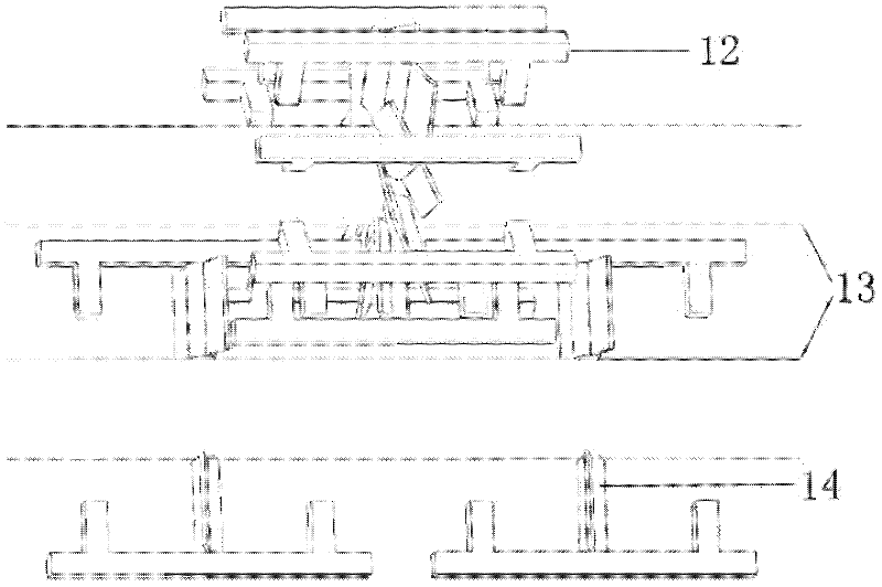 Rod fin-type horizontal double-shaft stirring reboiler with propulsion blades