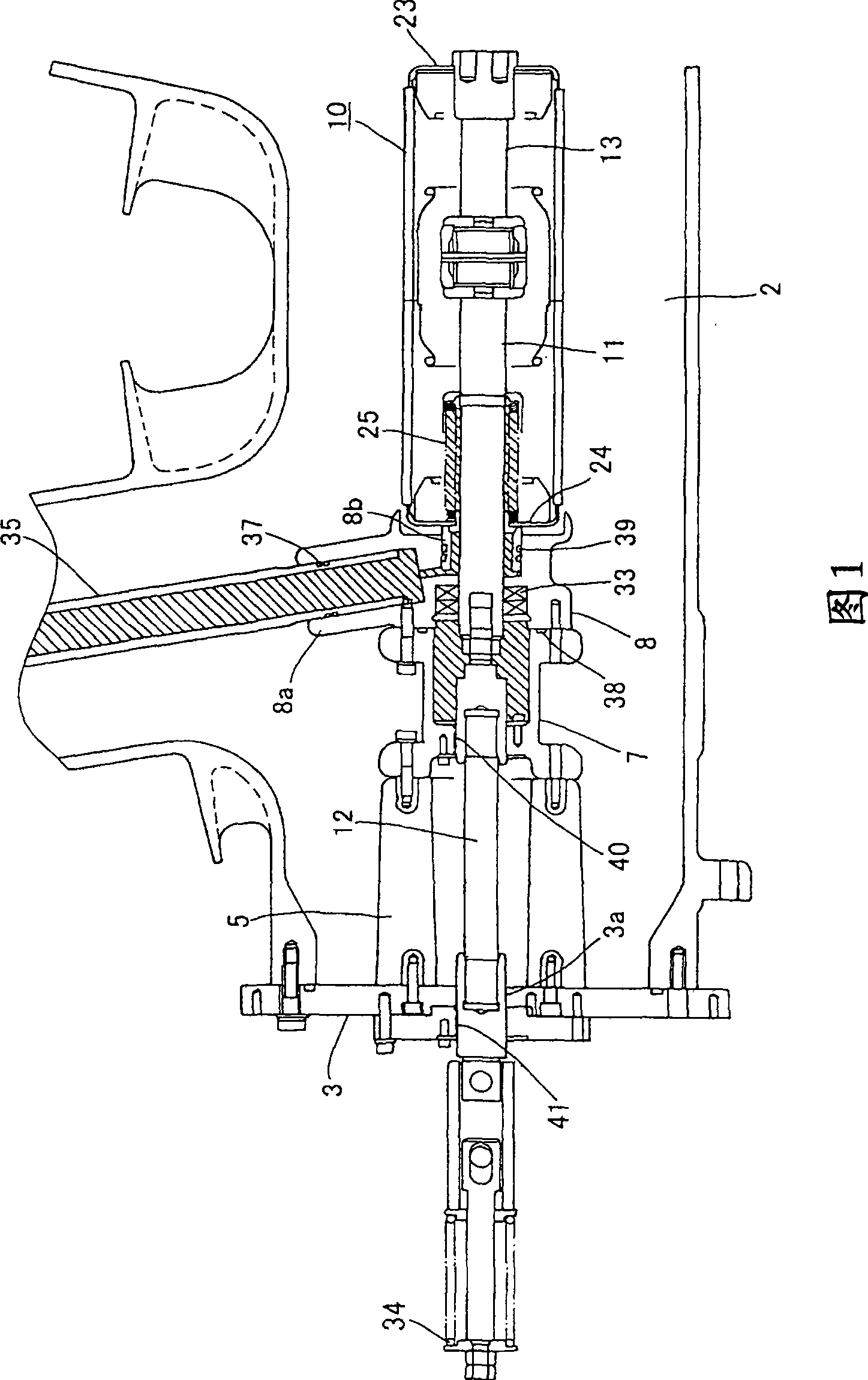 Vacuum circuit breaker of tank type
