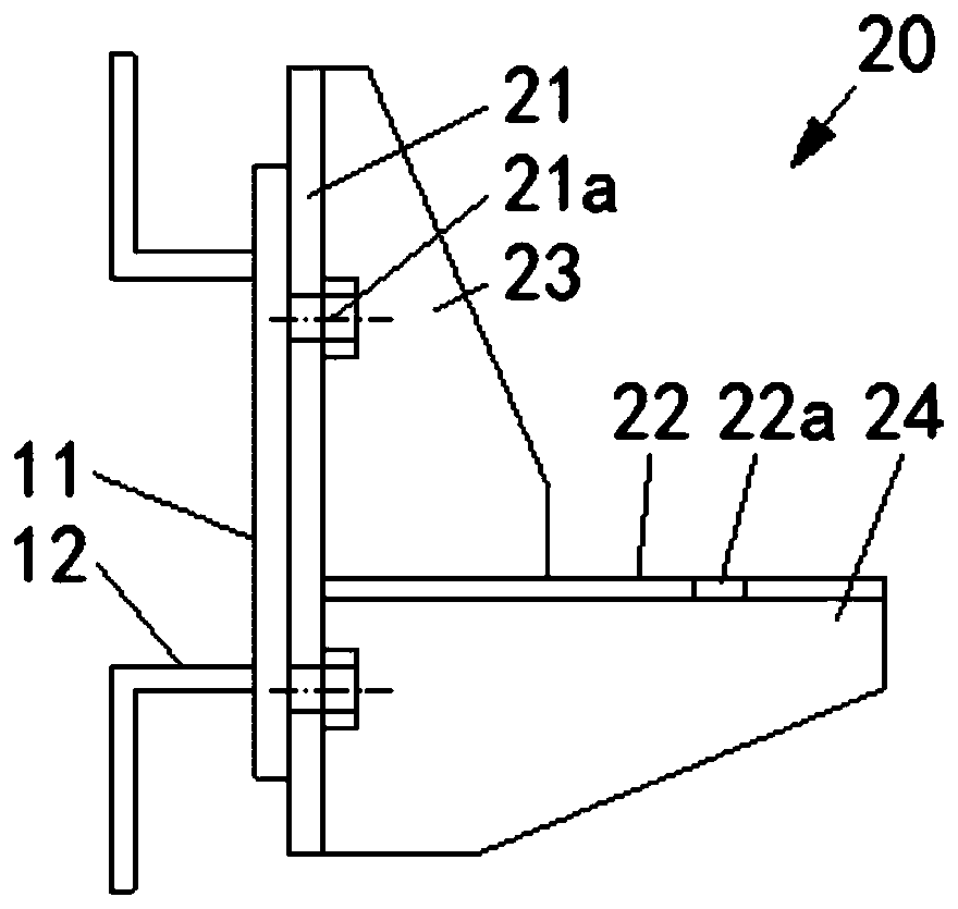 Construction elevator high-position transfer foundation and construction method thereof