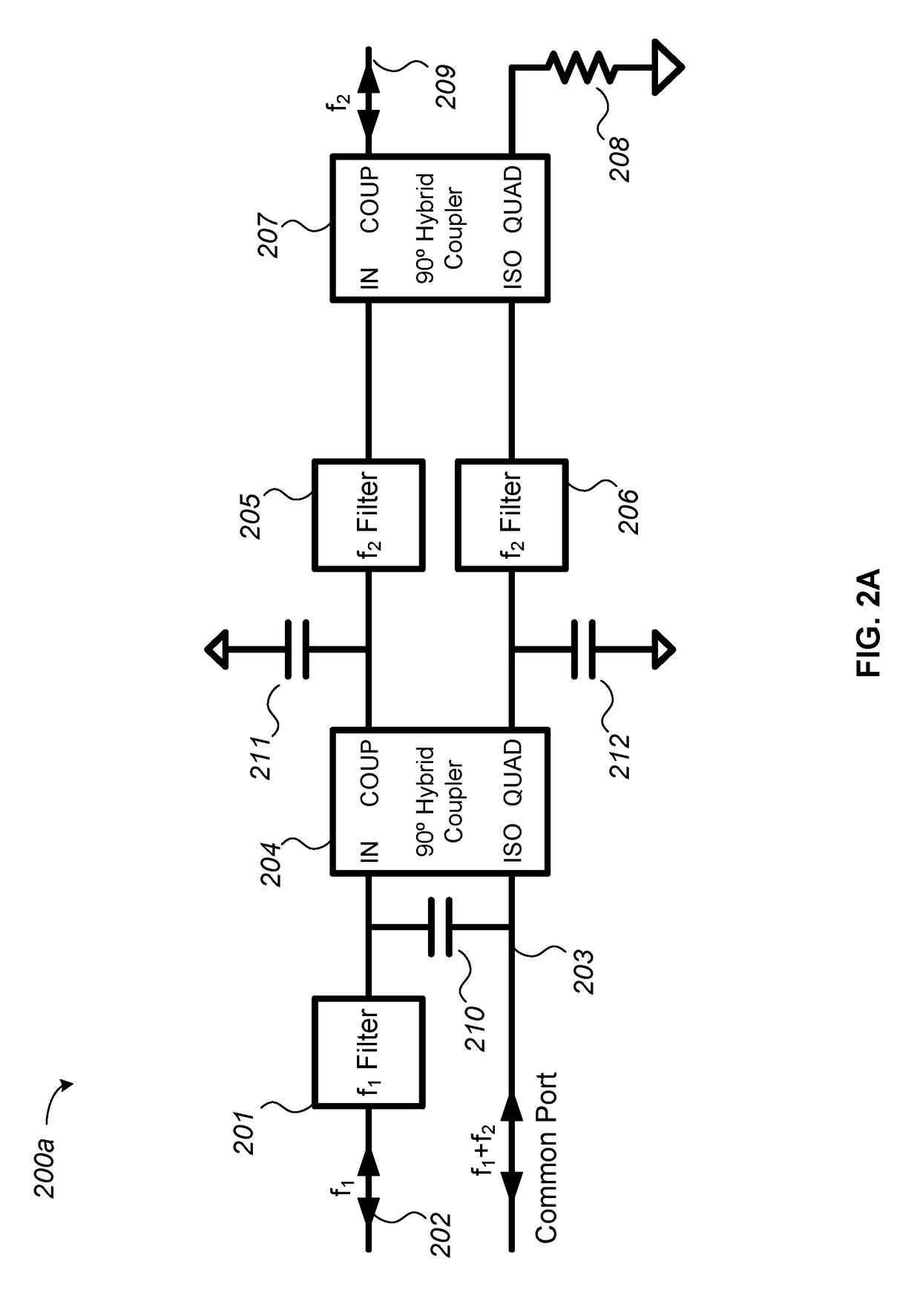 Enhancing isolation in hybrid-based radio frequency duplexers and multiplexers